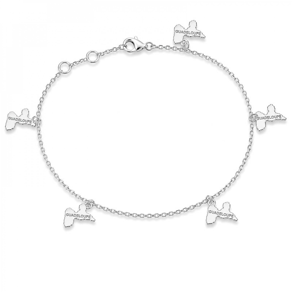 eurosilver - Chevillière Argent 5 Guadeloupe 31cm 117043 