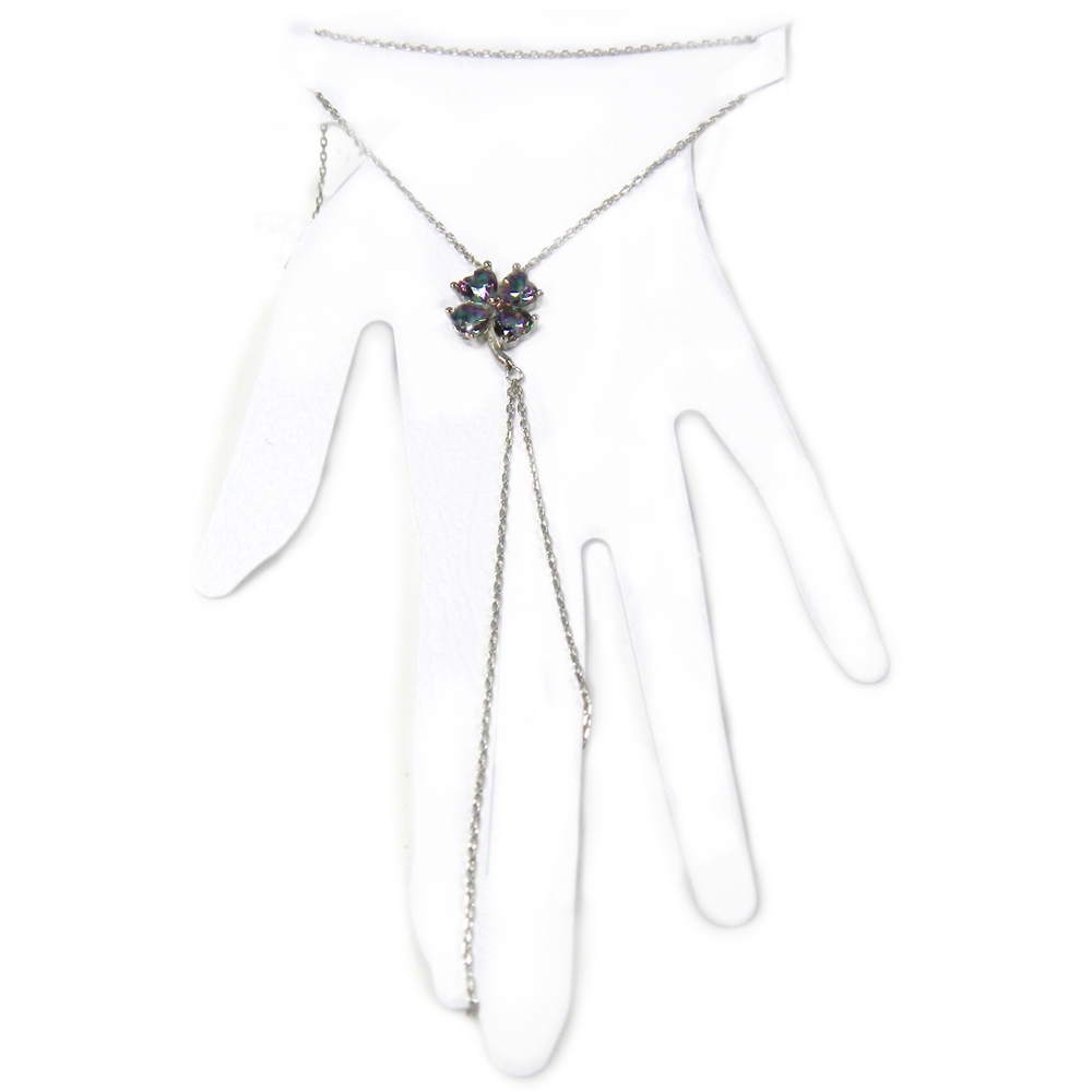eurosilver - Bracelet Bague Trèfle A  4 Feuilles 25175013