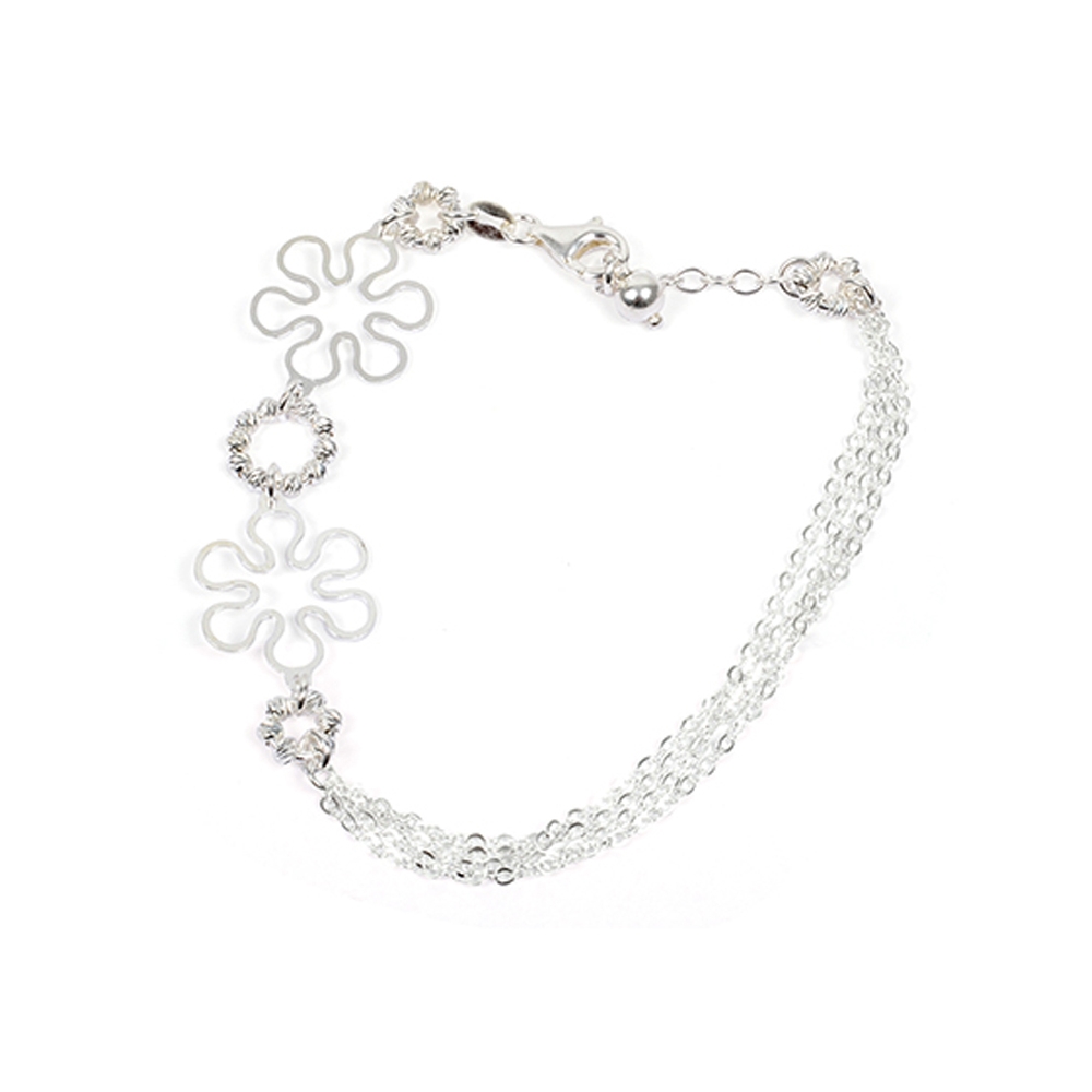 eurosilver - Bracelet fleur 22669918