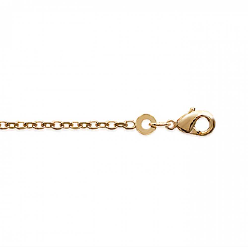 eurosilver - Chaîne Forçat Plaqué Or 1.5mm 16935