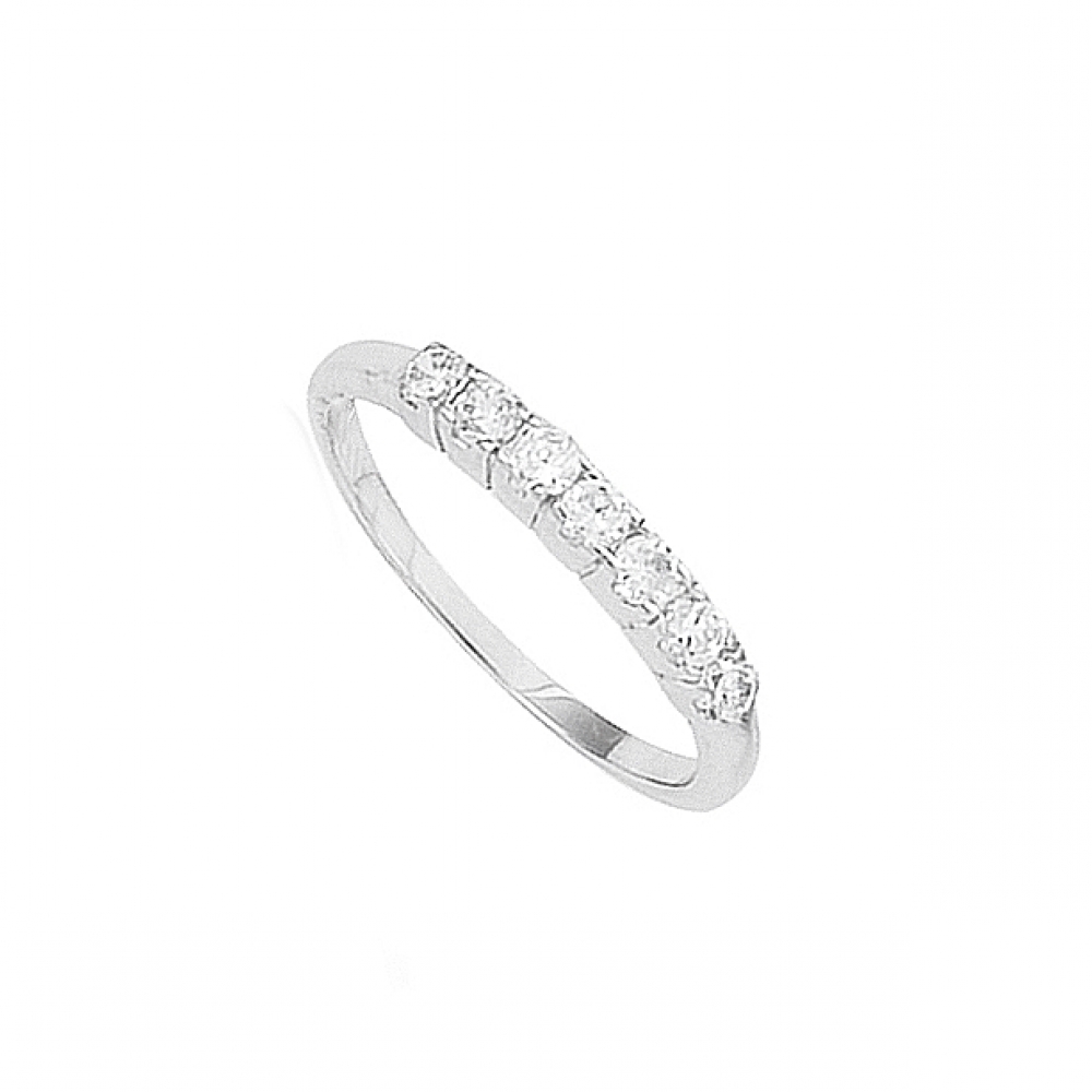 eurosilver - Bague Argent 1/2 Alliance OZ 97752049