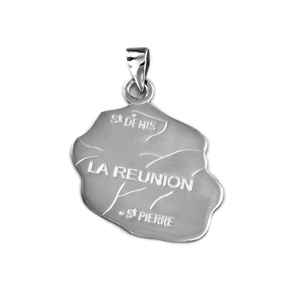 eurosilver - La Réunion GM Argent Pendentif 197079