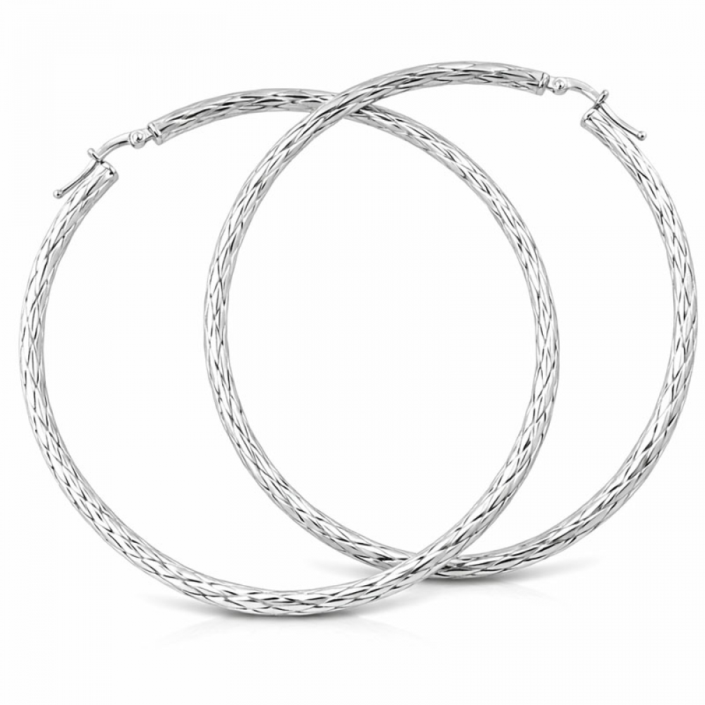 eurosilver - Créole Argent RH Palmier 663758