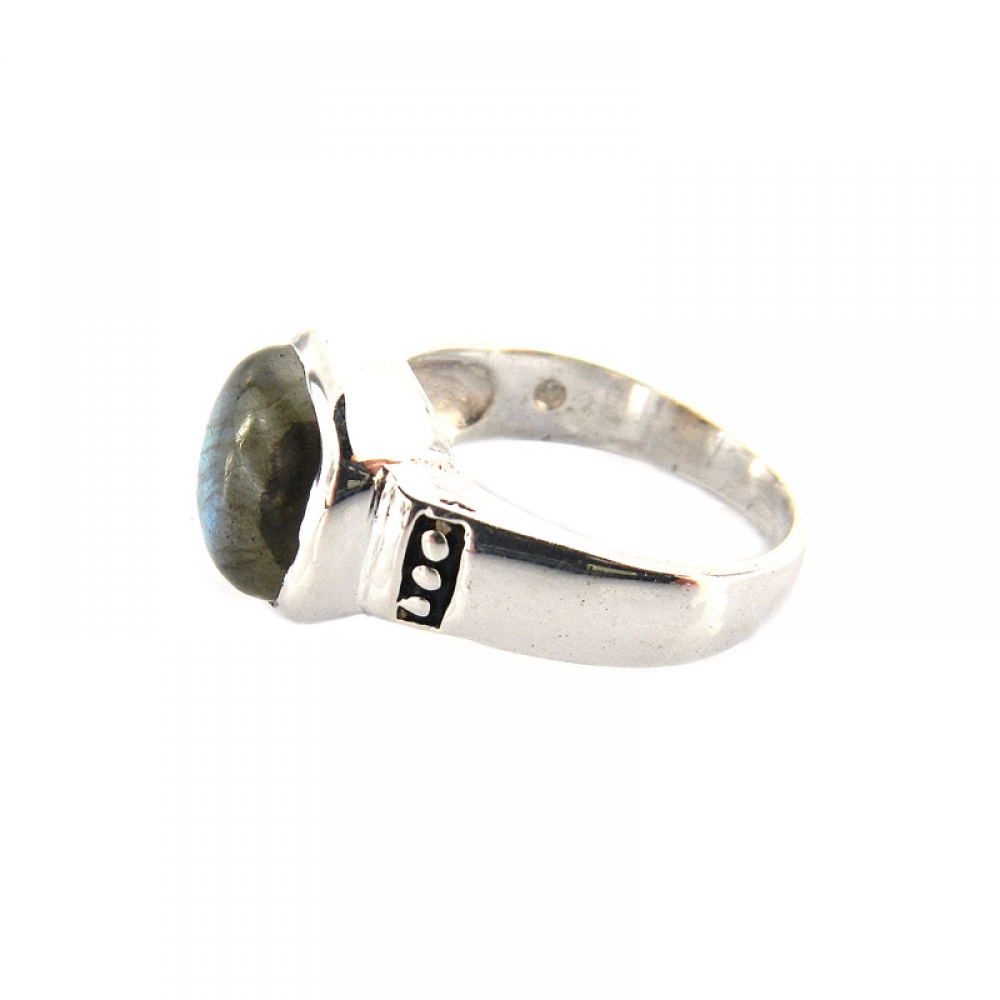 eurosilver - Bague Labradorite Carrée Argent 23770306-4