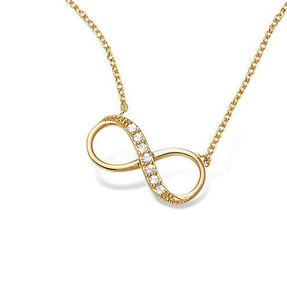 eurosilver - Collier Infini Plaqué Or OZ 9695109