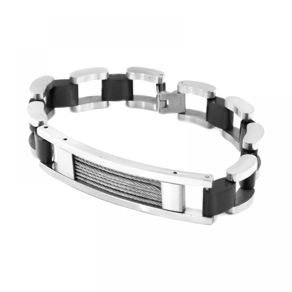 eurosilver - Bracelet Acier Câble 20cm 6116900