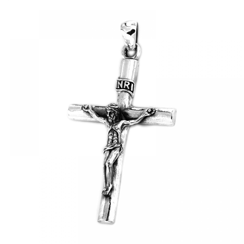eurosilver - Croix en Argent avec Le Christ