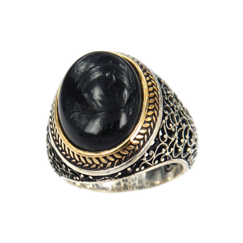 eurosilver - Bague Homme Onyx Argent  2577001