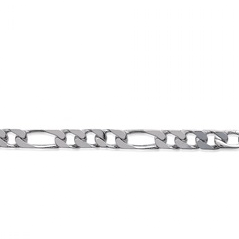 eurosilver - Bracelet Argent Figaro 1-3 6,5mm