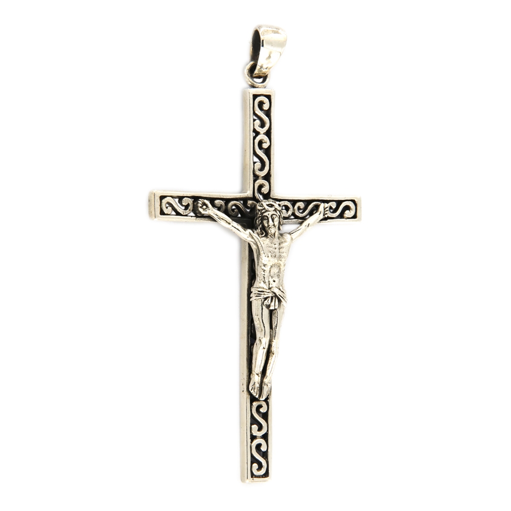 eurosilver - Pendentif Religieux Croix Christ GM