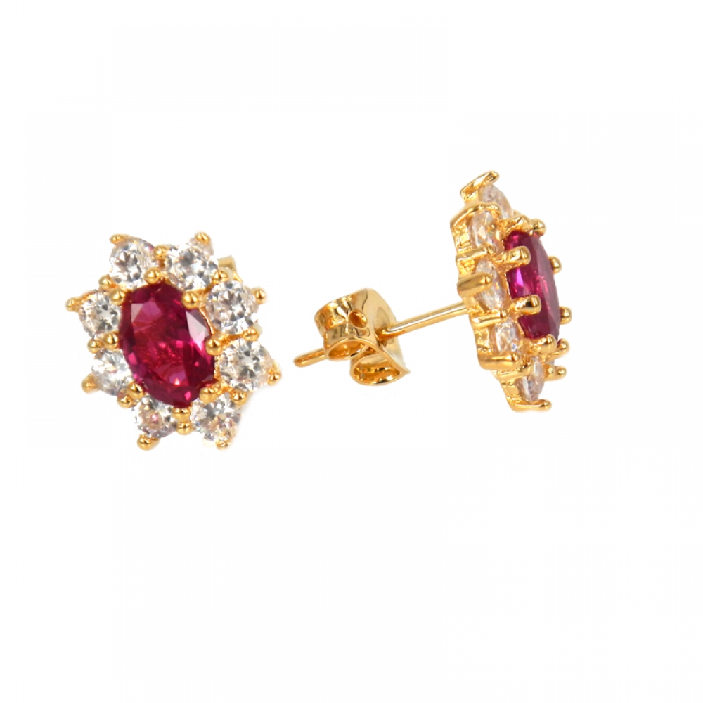 eurosilver - Boucles d'oreille Plaqué Or OZ 1395200