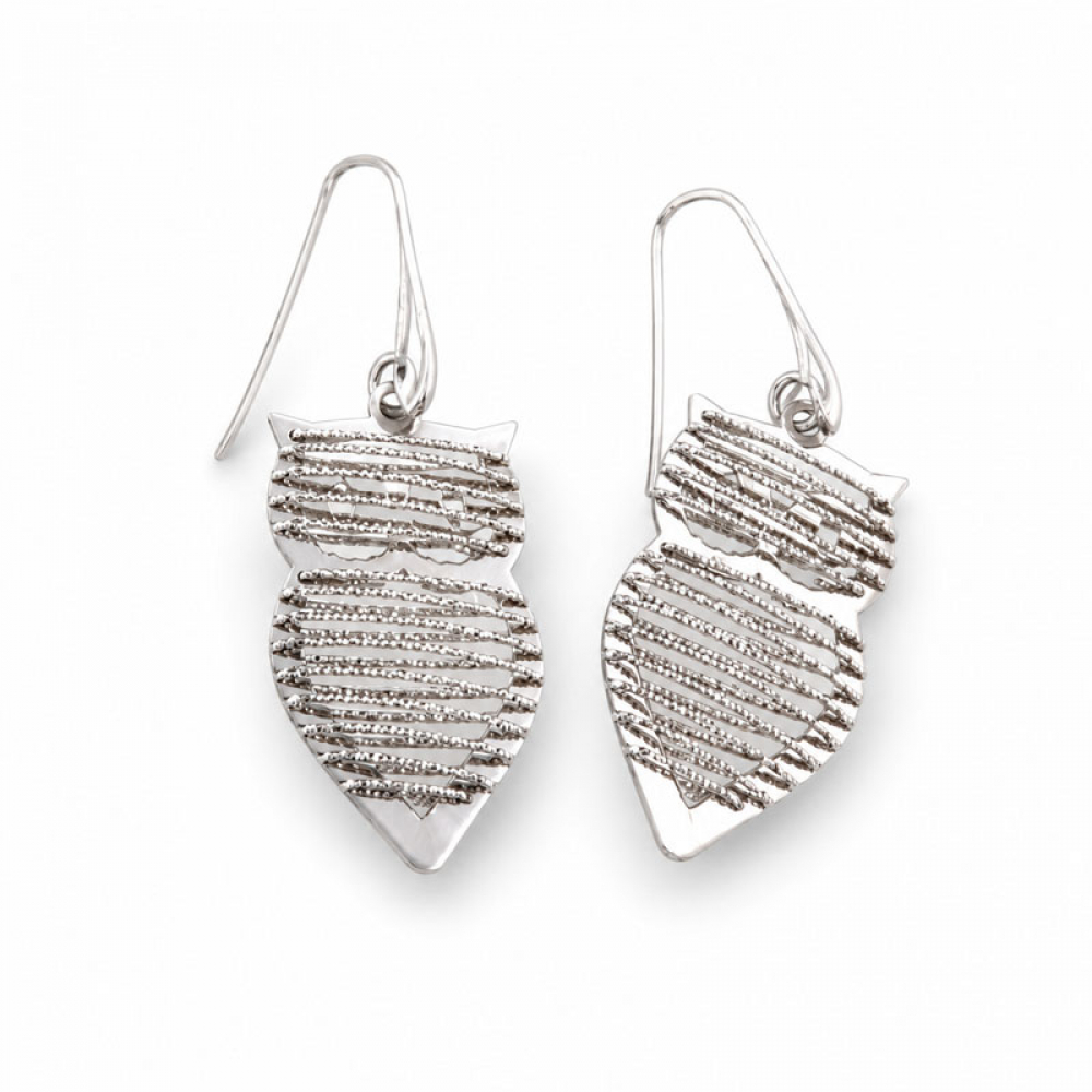 eurosilver - Boucles d'oreilles Argent Chouette 3375042