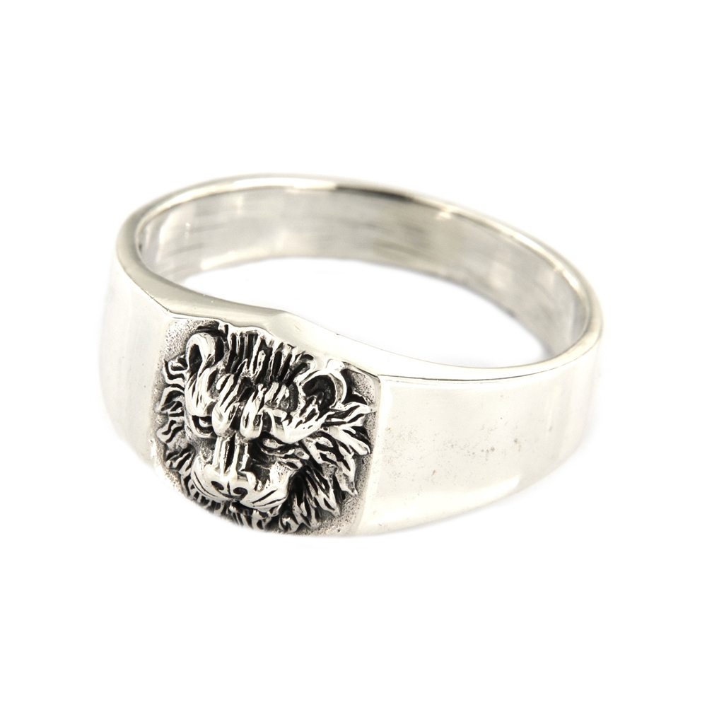 eurosilver - Bague Chevalière Tête de Lion 7701308