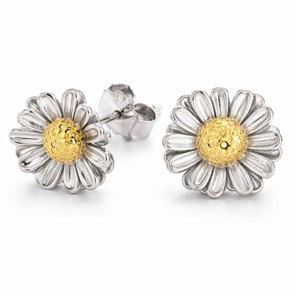 eurosilver - Boucles d'oreilles Argent Marguerite 37523106