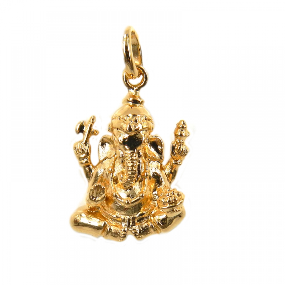 eurosilver - Pendentif Ganesh Plaqué Or 4990164