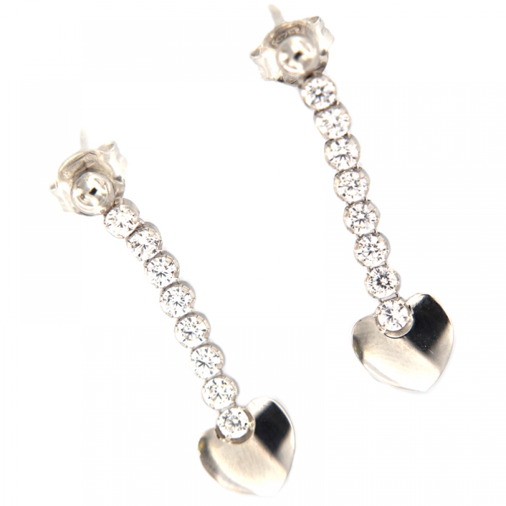 eurosilver - Boucles d'oreilles Argent OZ Coeur