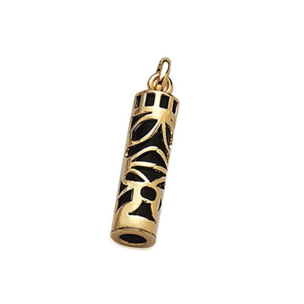 eurosilver - Pendentif Plaqué or Tiki Onyx 79908200