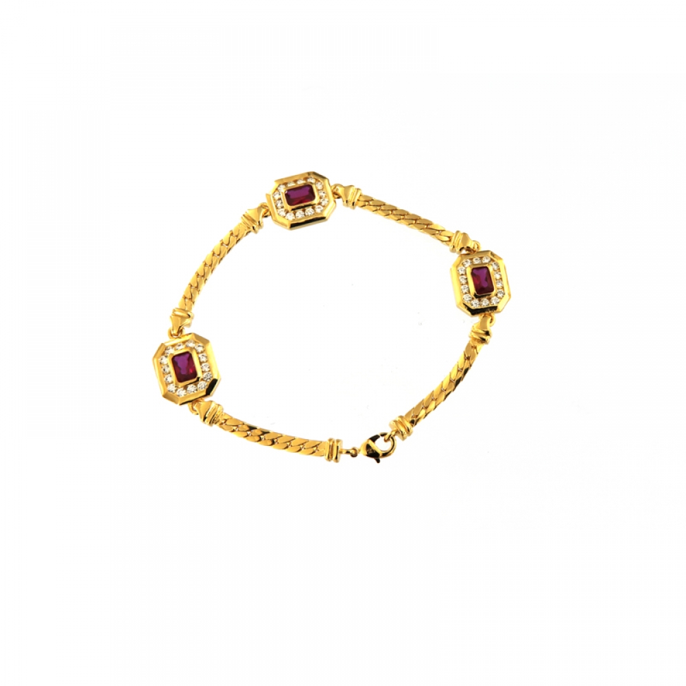 eurosilver - Bracelet Plaqué Or OZ 1195718