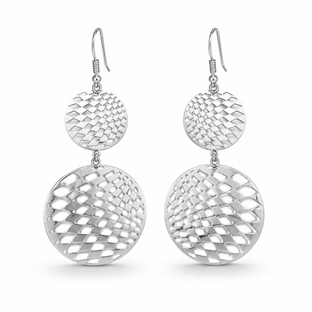 eurosilver - Boucles d'oreilles Argent Géométrique 347000