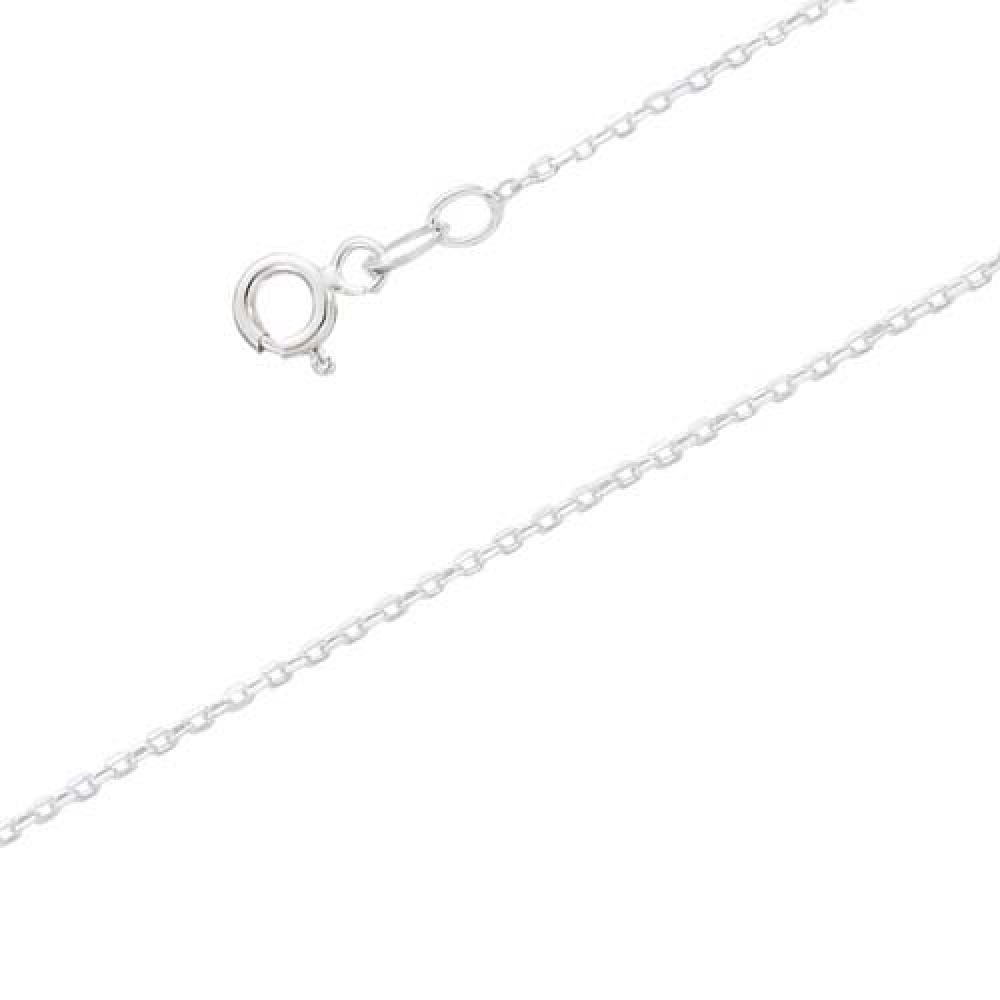 eurosilver - Chaine argent forÃ§at 1,3 mm
