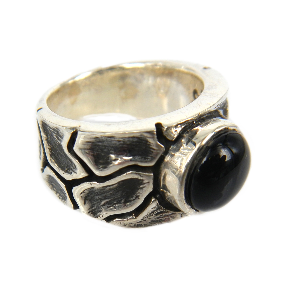 eurosilver - Bague Homme Onyx