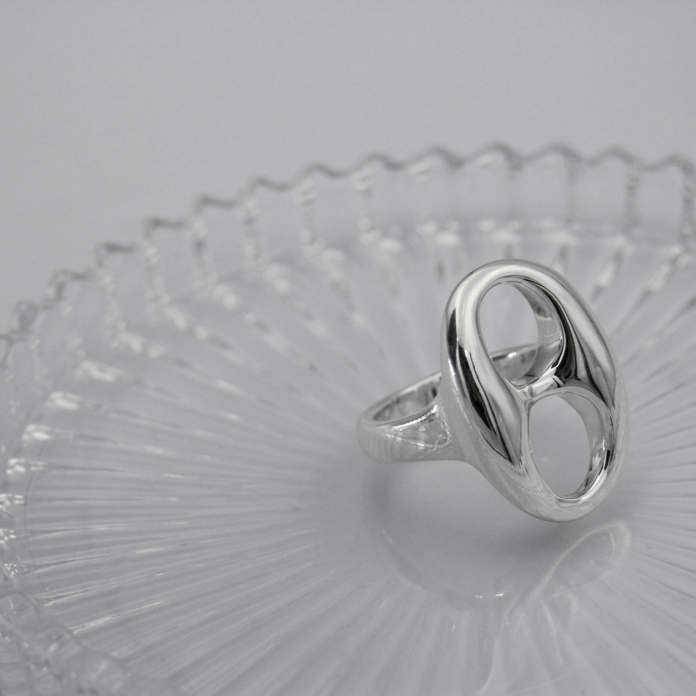 eurosilver - Bague Argent Grain de Café GM 77040320
