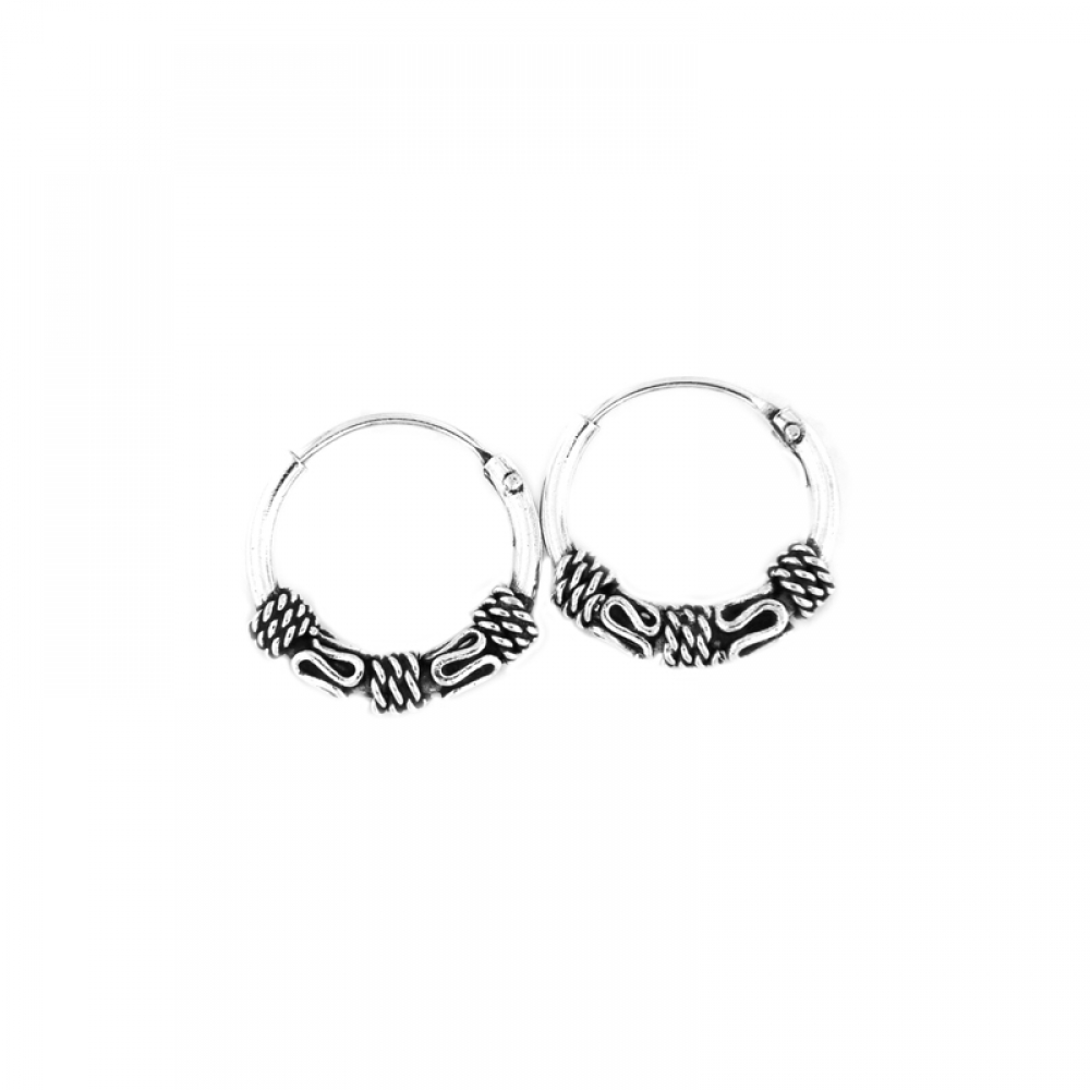 eurosilver - Créole Bali Argent 12mm 3710315