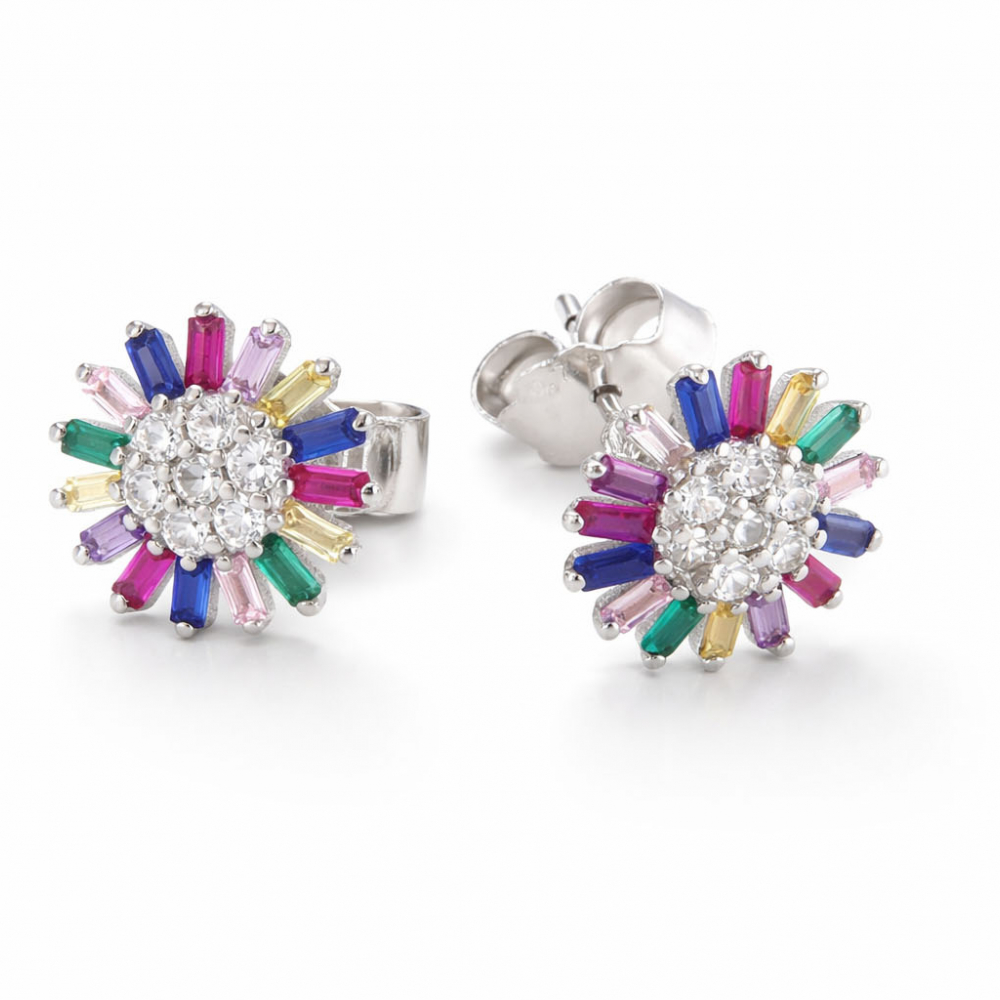 eurosilver - Boucles d'oreilles Argent OZ Multicolore 3752207
