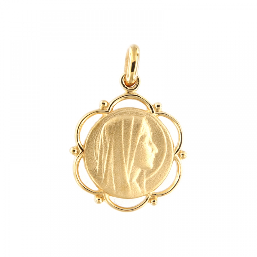 eurosilver - Médaille Vierge Plaqué Or 6995441