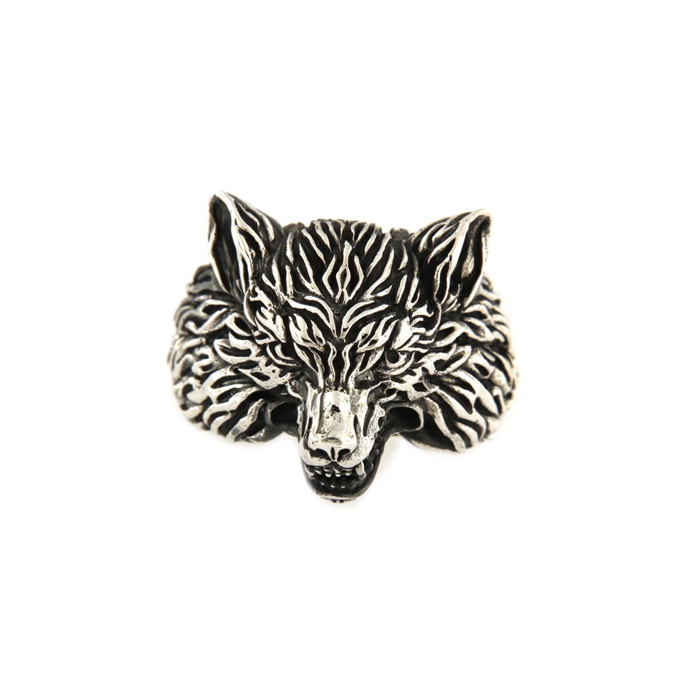 eurosilver - Bague Argent Tête de Loup