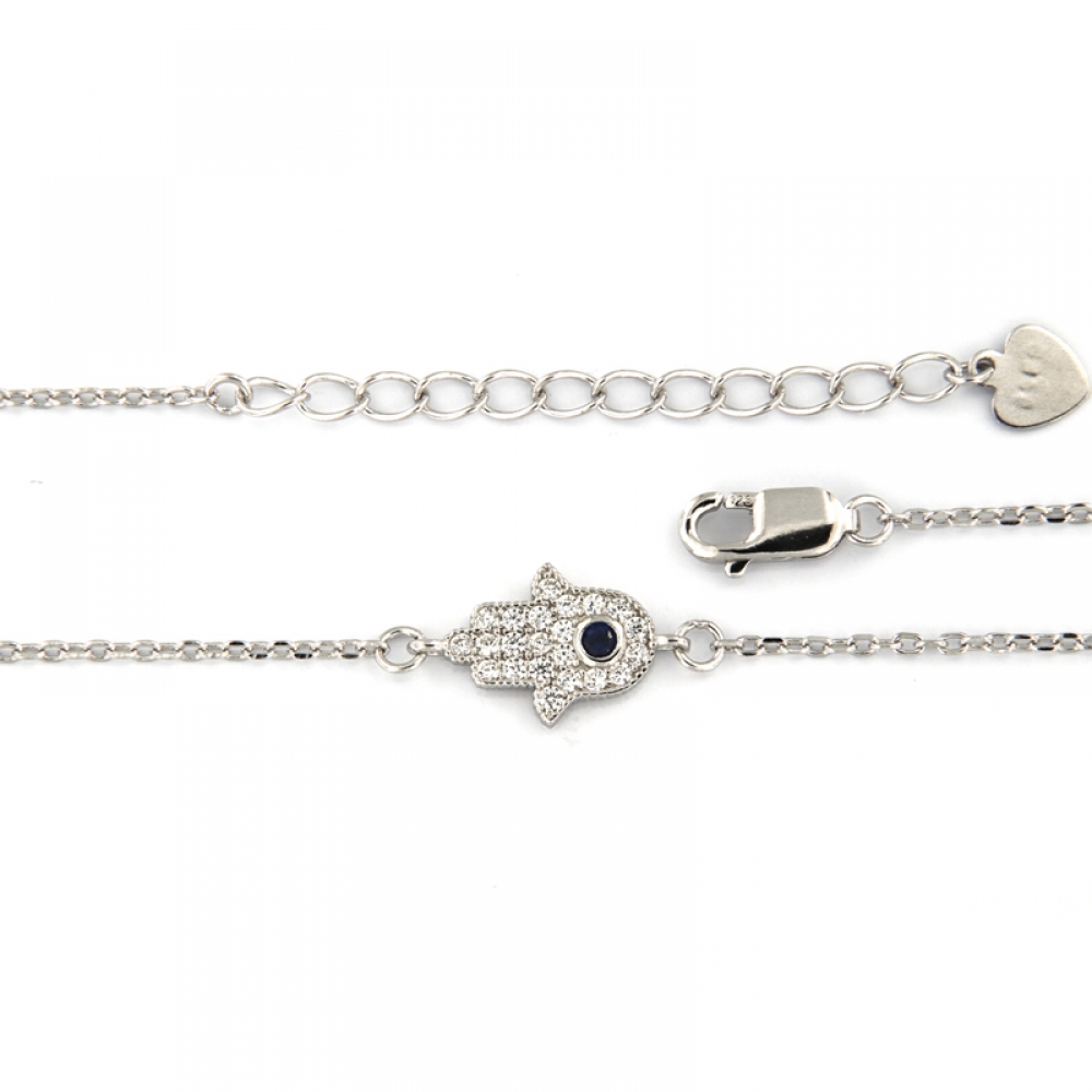 eurosilver - Bracelet Argent Main Fatma OZ