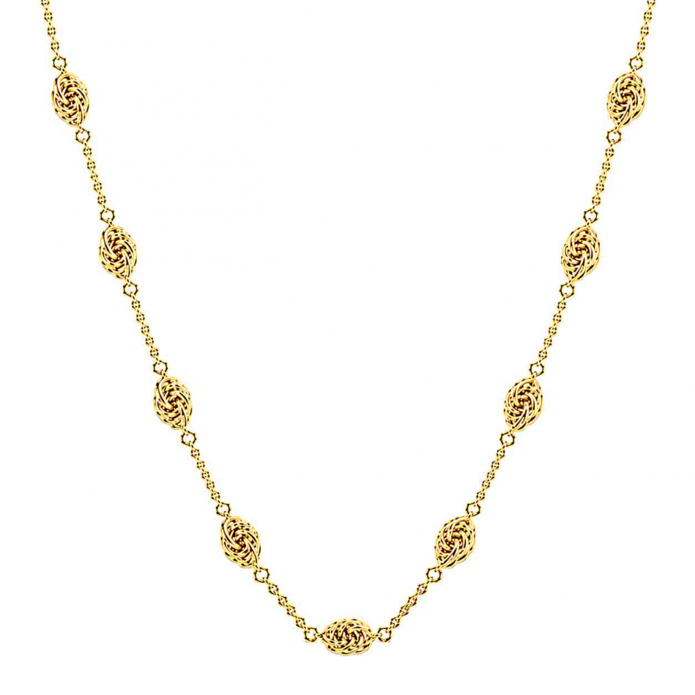 eurosilver - Collier Plaqué Or Forçat 9 pcs 1690096