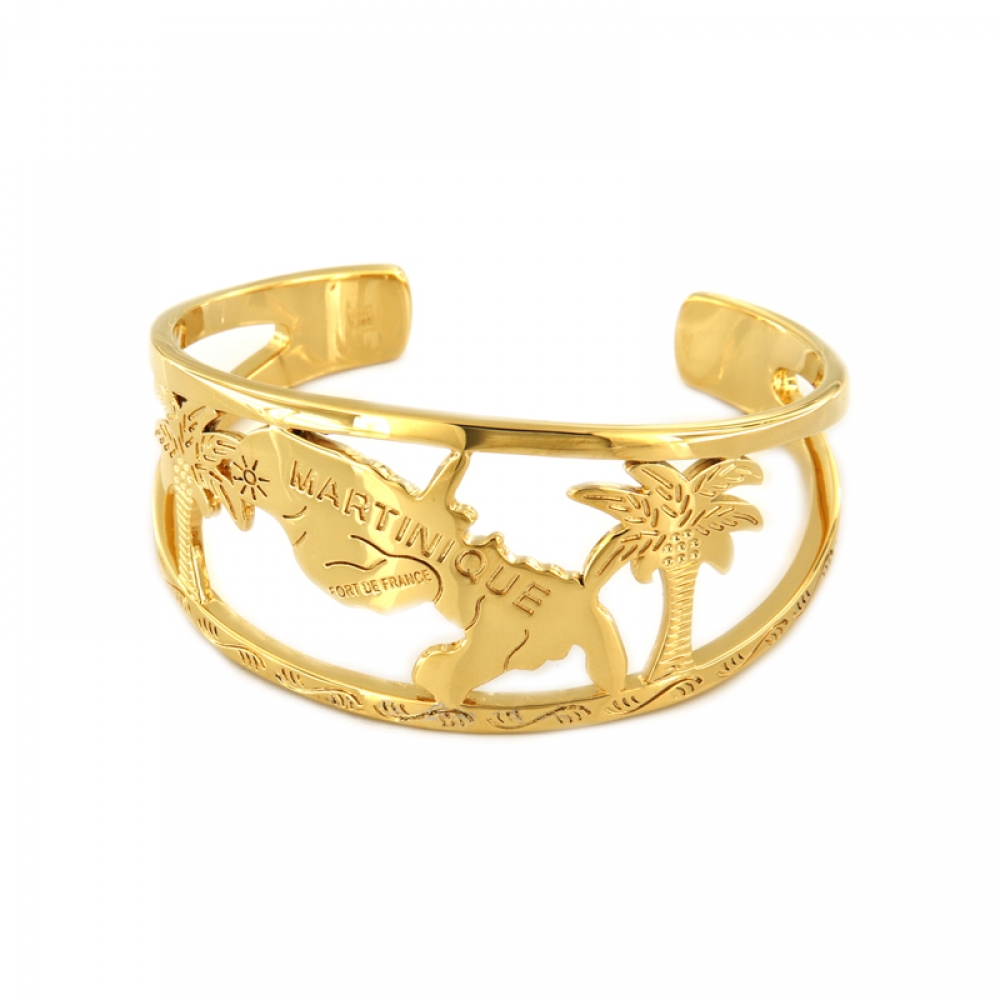 eurosilver - Bracelet  Martinique Jonc Doré 31190589