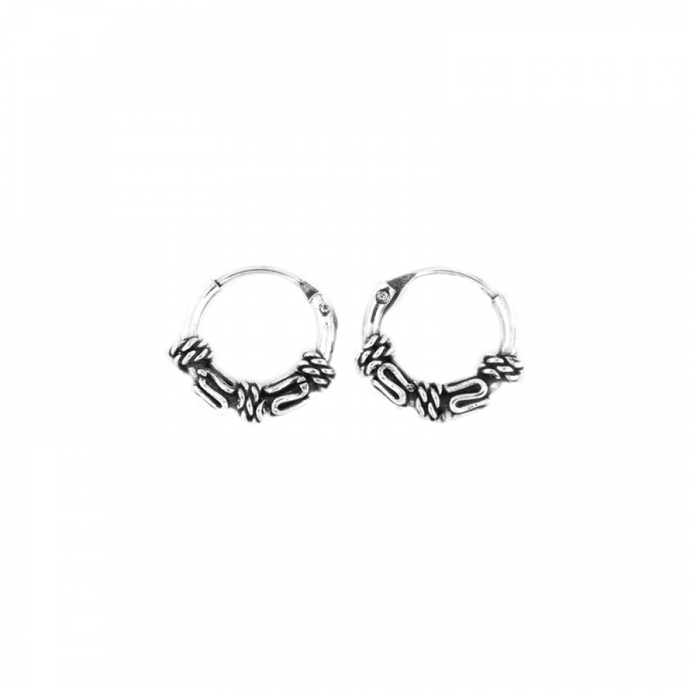 eurosilver - Créole Bali Argent 10mm 3710313