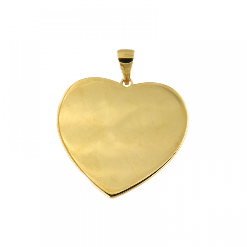 eurosilver - Pendentif Coeur Plaqué Or GM 9901440