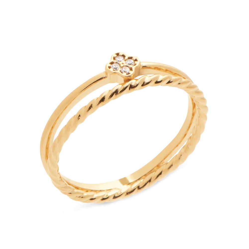 eurosilver - Bague Plaqué Or OZ 7759061