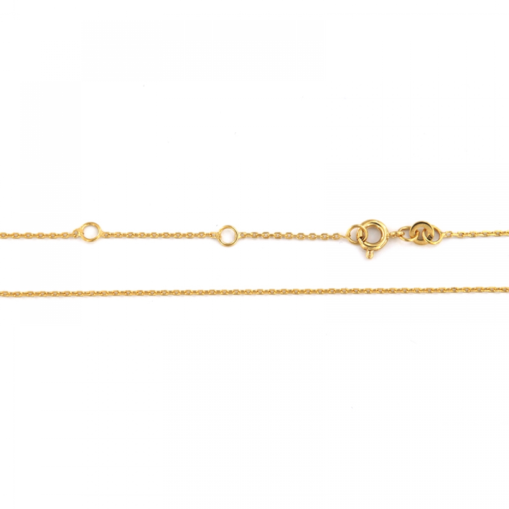 eurosilver - Chaine Forçat Plaqué Or 