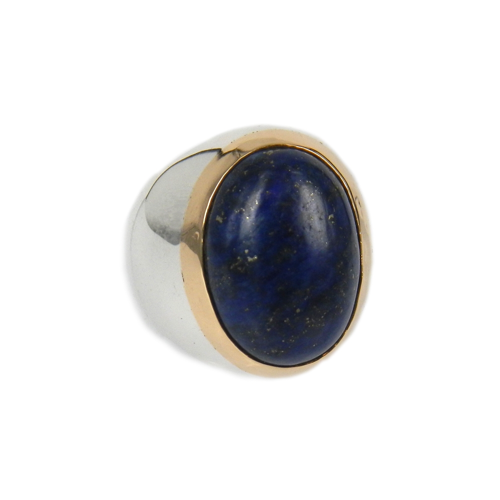 eurosilver - Bague Homme Argent Lapis Lazuli 2577012