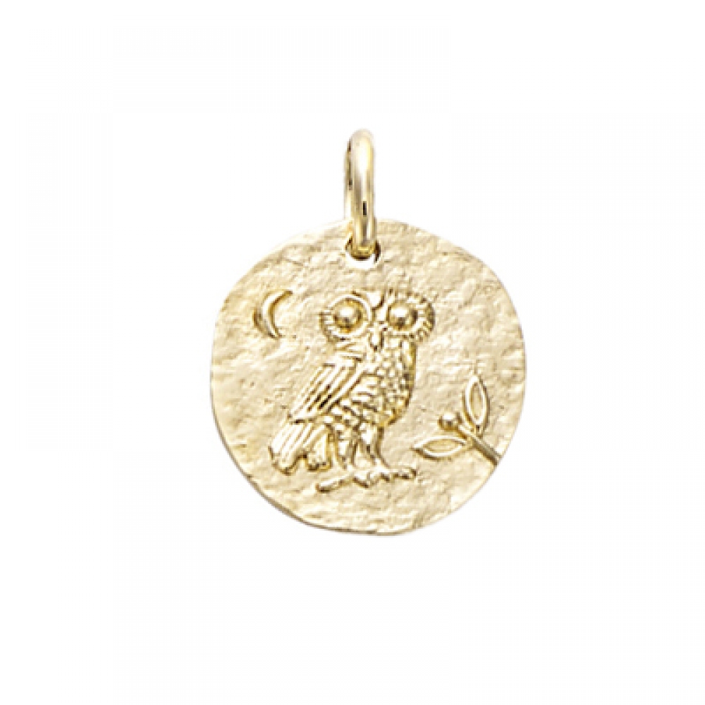 eurosilver - Pendentif chouette plaqué or 99901320