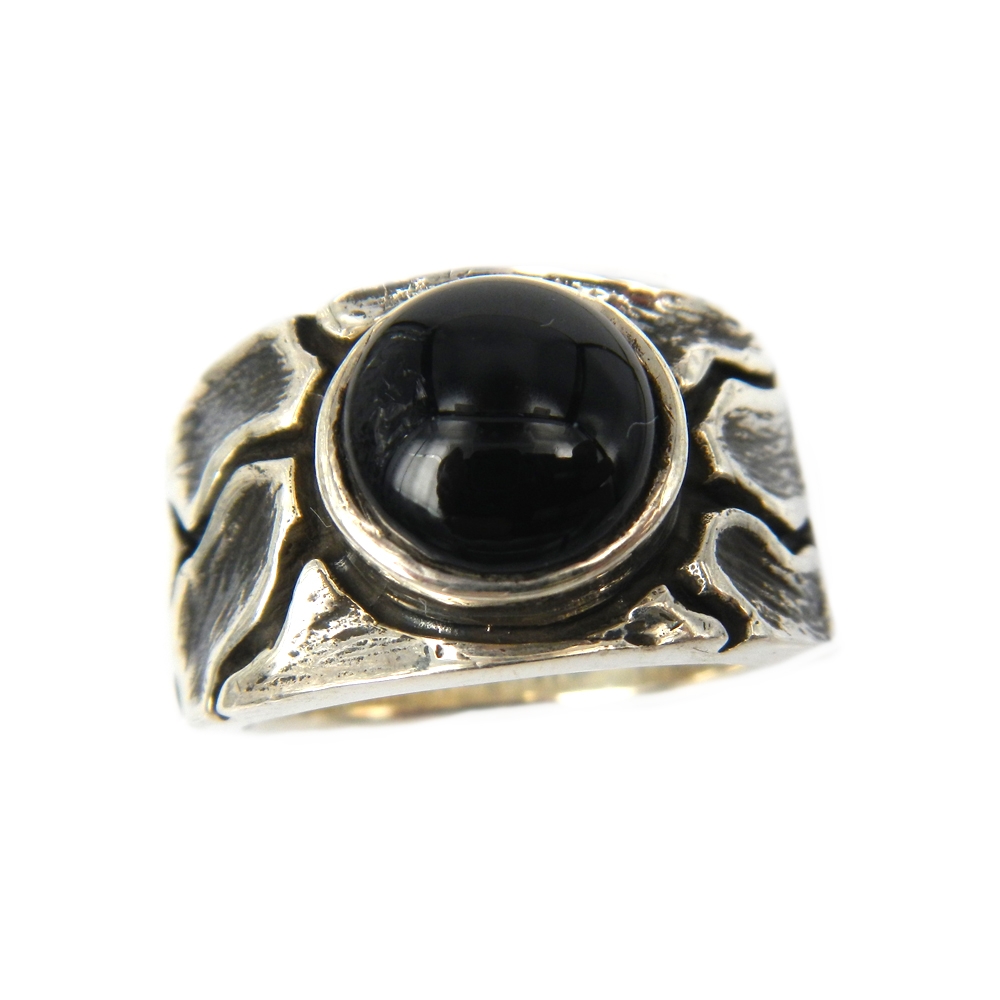 eurosilver - Bague Homme Onyx